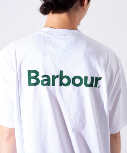 GLOSTER(GLOSTER)/【限定展開】【Barbour/バブアー】Strowell ロゴ バックプリント リラックスフィット Tシャツ/オフホワイト