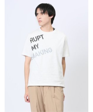 m.f.editorial/ラバープリント クルーネック半袖Tシャツ メンズ Tシャツ カットソー カジュアル インナー トップス ギフト プレゼント/506098503