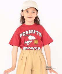 SHIPS KIDS(シップスキッズ)/SHIPS KIDS:100～125cm / スヌーピー スポーツ 半袖 TEE/レッド