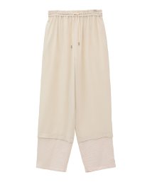 MANOF(マノフ)/SHEER HEM PANTS/IVORY