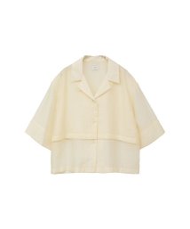 MANOF(マノフ)/WIDE SHEER SHIRT/IVORY