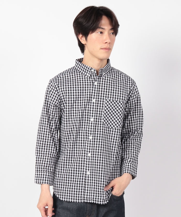 未使用 DSQUARED2 チェックシャツ ビッグシルエット リネン混 48｜メンズ