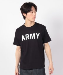 STYLEBLOCK(スタイルブロック)/半袖プリントTシャツ(ARMY)/ブラック