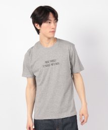 STYLEBLOCK(スタイルブロック)/半袖プリントTシャツ(PROVE)/杢グレー