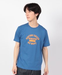 STYLEBLOCK(スタイルブロック)/半袖プリントTシャツ(VENTURE)/ブルー