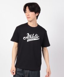 STYLEBLOCK(スタイルブロック)/半袖プリントTシャツ(Athletic)/ブラック