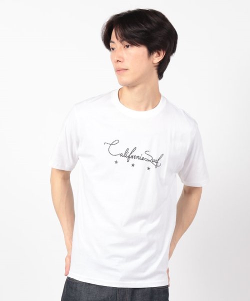 STYLEBLOCK(スタイルブロック)/半袖プリントTシャツ(California)/ホワイト系