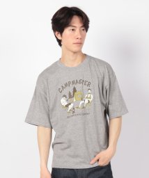 STYLEBLOCK(スタイルブロック)/半袖プリントBIGTシャツ(キャンプ)/杢グレー