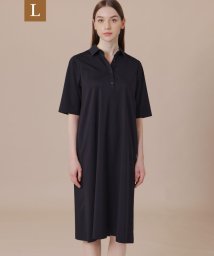 MACKINTOSH LONDON(MACKINTOSH LONDON Lサイズ)/【L】【The Essential Collection】プレーティング天竺ワンピース/ネイビー