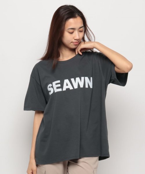 SEAWN(ソウン)/SEAWNロゴTシャツ/CHARCOAL