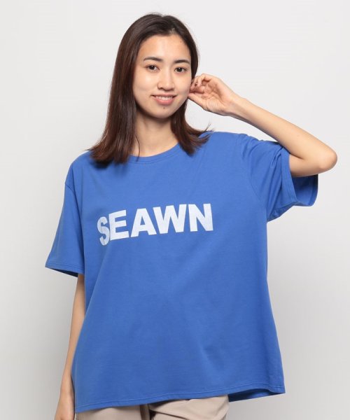 SEAWN(ソウン)/SEAWNロゴTシャツ/ROYALBLUE