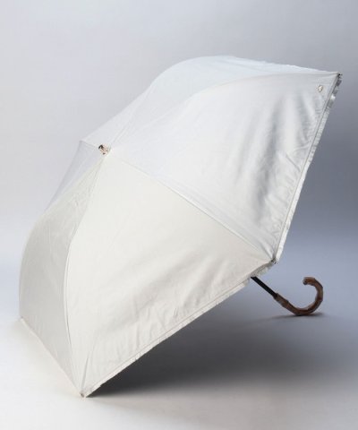 Blao（ブラオ） デニム切りっぱなし風晴雨兼用傘（折り畳み・トップフラット傘）