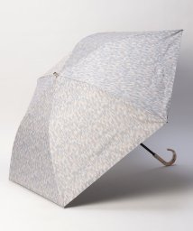 BLAO(ブラオ)/Blao（ブラオ） 柄プリント晴雨兼用傘（折り畳み・トップフラット傘）/シルバーグレー