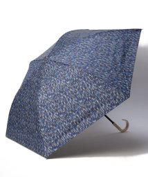 BLAO(ブラオ)/Blao（ブラオ） 柄プリント晴雨兼用傘（折り畳み・トップフラット傘）/ネイビー 