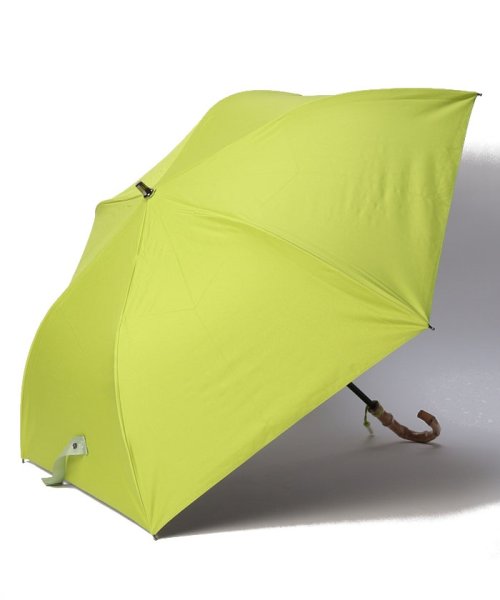 BLAO(ブラオ)/Blao（ブラオ） 無地　晴雨兼用傘（折り畳み・トップフラット傘）/ライトグリーン