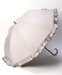 BLAO(ブラオ)/Blao（ブラオ） フリル晴雨兼用傘（１段スライドショート傘）/ライトグレー
