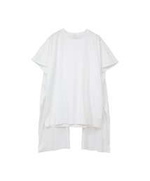 MANOF(マノフ)/BACK LAYERED CUT TOPS/WHITE