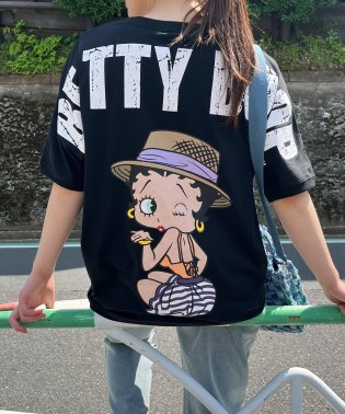 me Jane/バックプリントBETTTY BOOPビックTシャツ/506097109