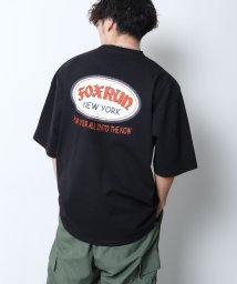 ZIP FIVE(ジップファイブ)/FOX RUN ロゴグラフィックTシャツ/ブラック