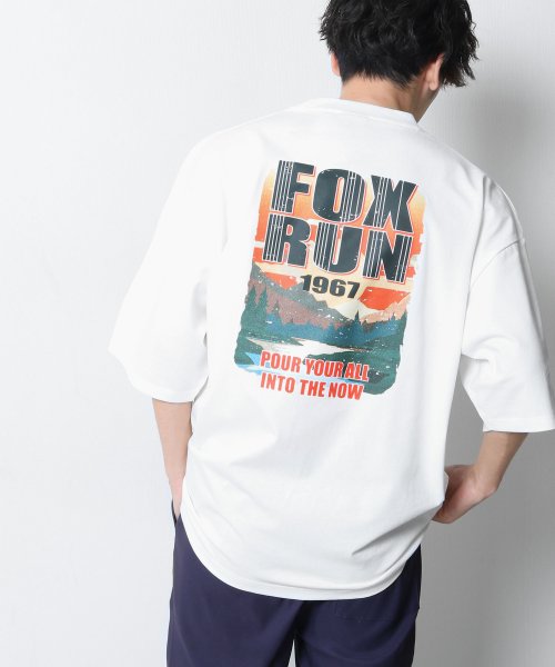 ZIP FIVE(ジップファイブ)/FOX RUN ヴィンテージロゴTシャツ/ホワイト