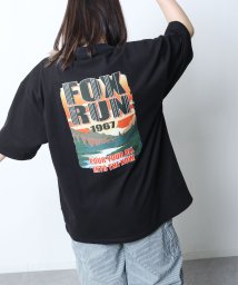 ZIP FIVE(ジップファイブ)/FOX RUN ヴィンテージロゴTシャツ/ブラック