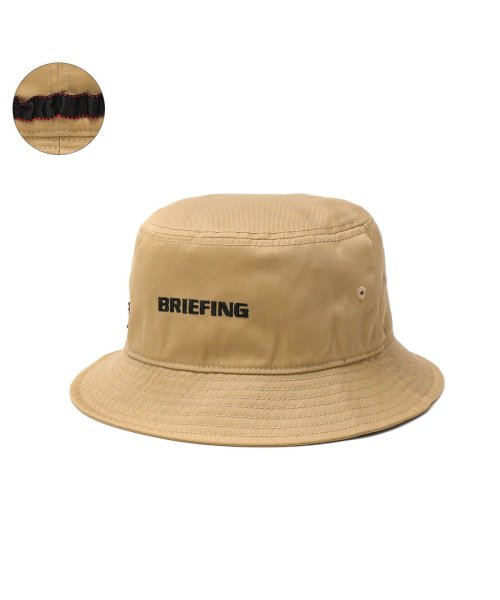 BRIEFING GOLF(ブリーフィング ゴルフ)/【日本正規品】 ブリーフィング ゴルフ バケットハット メンズ 深め 大きめ BRIEFING GOLF 帽子 バケハ S M L BRG241M92/ベージュ