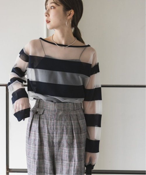 N.Jam/エヌジャム シースルーボーダートップス 人気・おすすめ｜使いやすい・旅行におすすめ 品質保証 全国発送 正規品・日本国内発送・安心保証付き