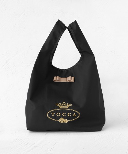 TOCCA(TOCCA)/【WEB＆一部店舗限定】POINT OF RIBBON ECOBAG エコバッグ/ブラック系
