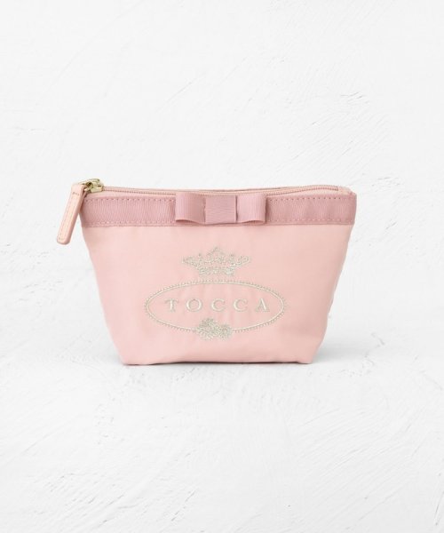 TOCCA(TOCCA)/【WEB限定＆一部店舗限定】POINT OF RIBBON POUCH ポーチ/ピンク系