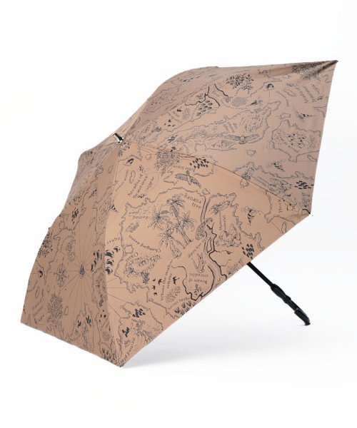 Beaurance （ビューランス） プリント柄　晴雨兼用トップフラット折傘 全長