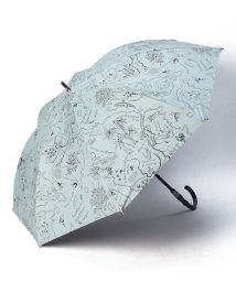 Beaurance LX(ビューランス)/Beaurance （ビューランス） プリント柄 晴雨兼用ショート傘（1段スライド）/ミントグリーン