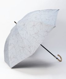 Beaurance LX(ビューランス)/Beaurance （ビューランス） プリント柄 晴雨兼用ショート傘（1段スライド）/シルバーグレー
