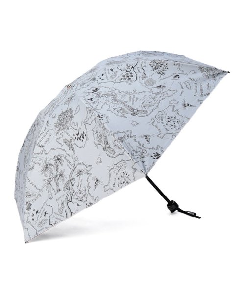Beaurance LX(ビューランス)/Beaurance （ビューランス）プリント柄 晴雨兼用折り畳みミニ傘/シルバーグレー