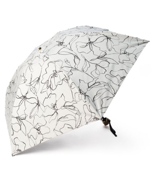 Beaurance LX(ビューランス)/Beaurance （ビューランス）フラワープリント柄 晴雨兼用折り畳みミニ傘/クリーム