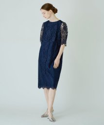 Leilian/ミディ丈総レースワンピース【NEW FORMAL】/506027804