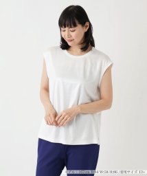 Leilian PLUS HOUSE(レリアンプラスハウス)/ノースリーブカットソー【Leilian WHITE LABEL】/アイボリー