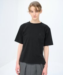 LANVIN en Bleu(ランバンオンブルー)/ワンポイントロゴＴシャツ/ブラック