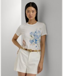 LAUREN RALPH LAUREN/フローラル アイレット コットン ジャージー Tシャツ/506078165