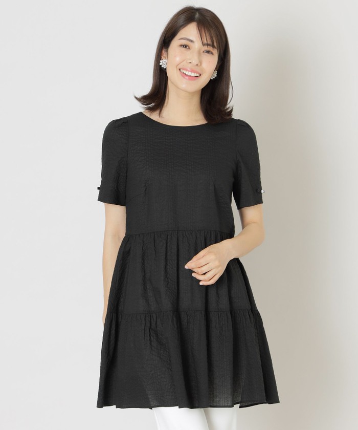 TOBECHIC チュニックブラウス44サイズ トゥービーシックチュニック44