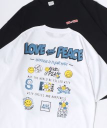 LAZAR/【Lazar】SMILEY FACE/スマイリーフェイス オーバーサイズ バックプリント ロゴ ワンポイント刺繍 半袖Tシャツ/スマイルT/吸水速乾 UVカット/506078919