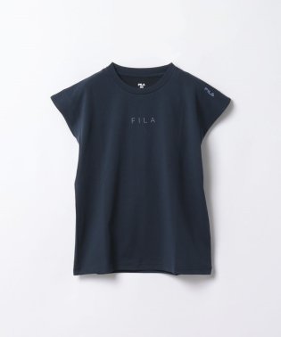 FILA（Casual）/【カジュアルウェア】 ストレッチツイル リラックスフレンチスリーブTシャツ レディース/506080473