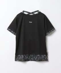 FILA（Casual）/【カジュアルウェア】 ハニカムメッシュ フェイク半袖Tシャツ レディース/506080475