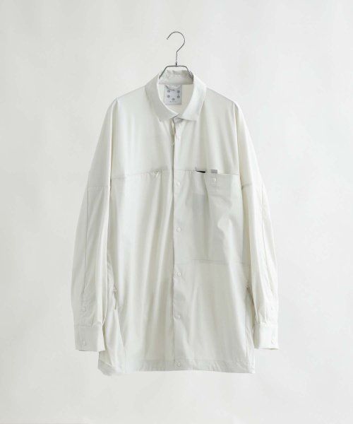 alk phenix(alk phenix)/alk phenix(アルクフェニックス) Square Pocket Shirts KAR ロングスリーブシャツ ワイドシルエット メンズシャツ / karu/オフホワイト系1
