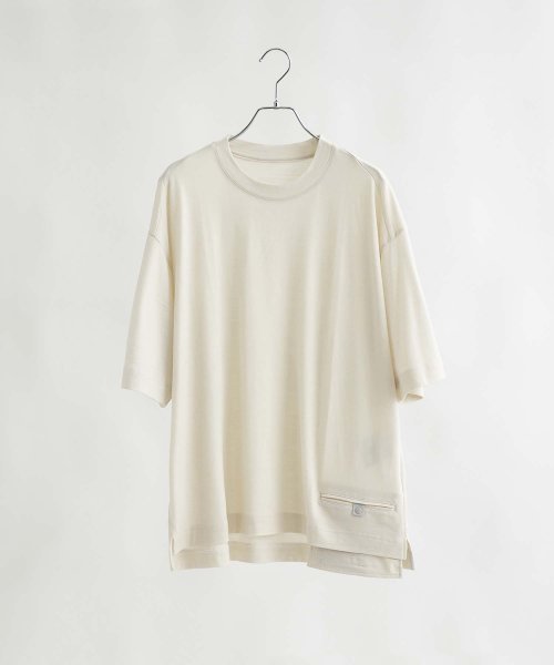 alk phenix(alk phenix)/alk phenix(アルクフェニックス) Wool Blend T－shirts WOL ウールジャージー素材 断熱 防臭 ドライ Tシャツ ウールブレンド /オフホワイト