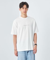 green label relaxing(グリーンレーベルリラクシング)/RELAXiNG ポンチ クルーネック Tシャツ/WHITE