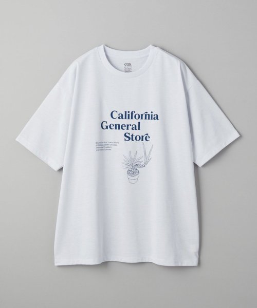 California General Store(カリフォルニア ジェネラルストア)/＜CGS.＞ プラント ツリー ラック Tシャツ/WHITE