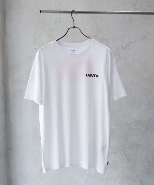 MAC HOUSE(men)(マックハウス（メンズ）)/Levi's リーバイス グラフィッククルーネックTシャツ 22491－1180/ホワイト