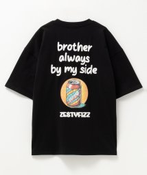MAC HOUSE(kid's)(マックハウス（キッズ）)/T－GRAPHICS ティーグラフィックス ジュース缶ビッグTシャツ MAB24116/ブラック