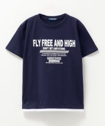 MAC HOUSE(kid's)/T－GRAPHICS ティーグラフィックス 裾フェイクレイヤードロゴ半袖Tシャツ MAB24110/506097343