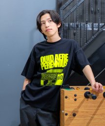 GLAZOS/【STREET】【防汚加工】アソートリフレクタープリント半袖Tシャツ/506098825